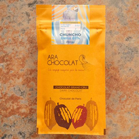 Ara Chocolat Chuncho Delia 81-Percent Peru Dark Bar