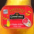 Connetable Sardines in E.V. Olive Oil - France