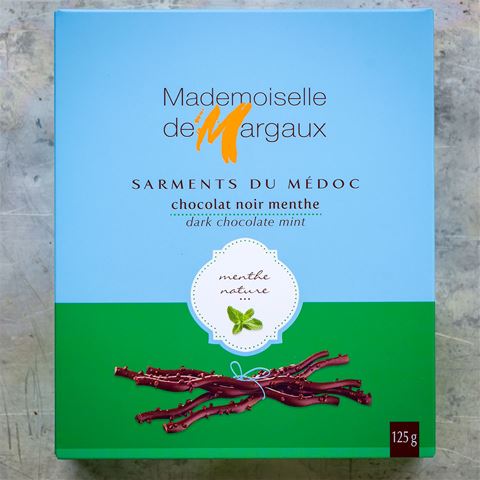 Dark Chocolate Twigs with Mint - Mademoiselle de Margaux