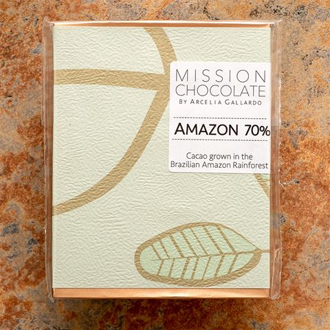 MISSION Chocolate Limited Edition Amazon 70-Percent Dark Bar