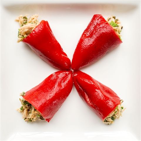 Piquillo Peppers Stuffed with Tuna and Capers Recipe