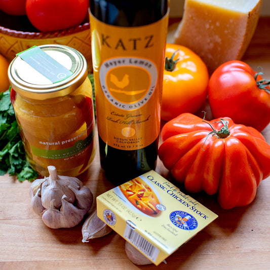 Preserved Lemon Emmer Stuffed Heirloom Tomatoes Recipe