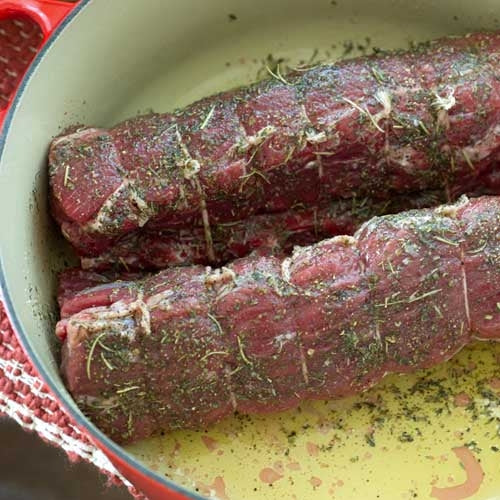 Baked Lamb Loin