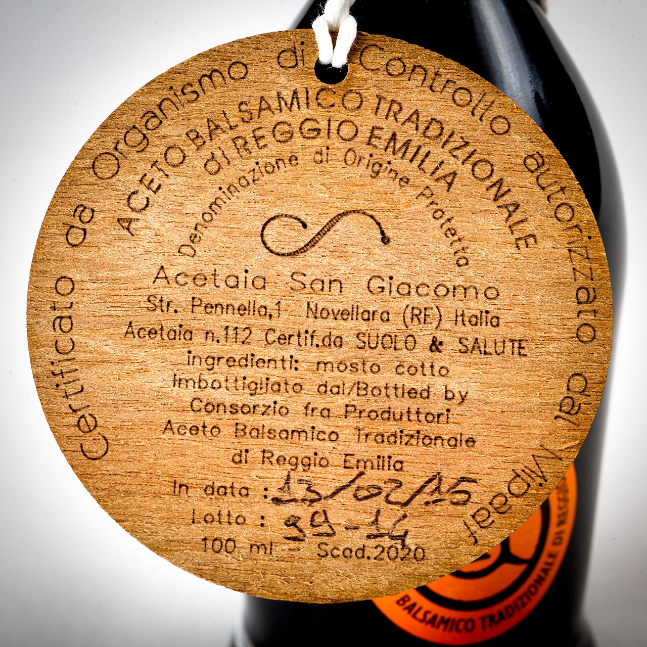 San Giacomo Balsamico Traditionale 12-yr Red Seal - in Gourmet