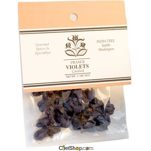 India Tree Candied Violet Petals
