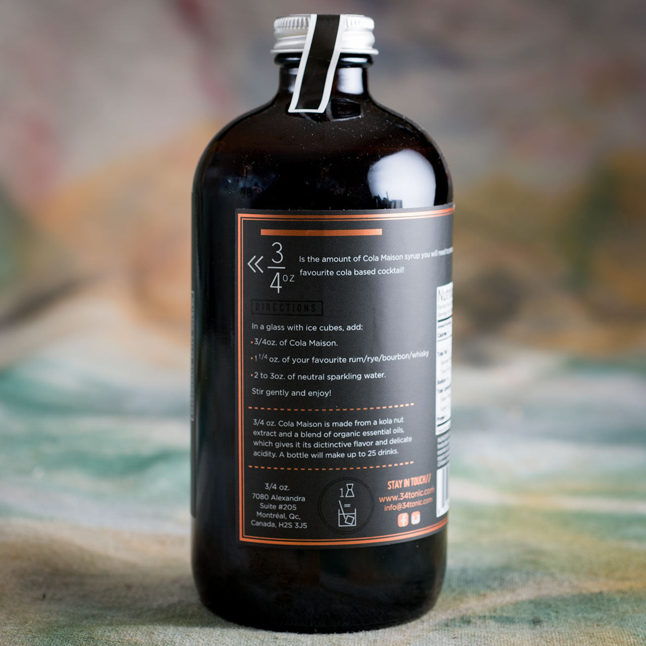 3 X 4 oz Handcrafted Cola Syrup - 500 ml