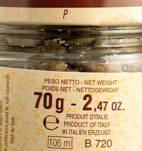 Large Pantescan Capers in Salt