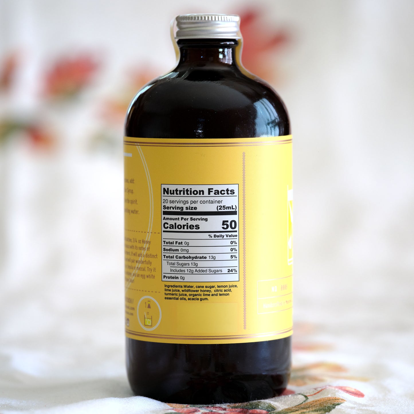 3 x 4 Oz Honey Sour Syrup Nutrition