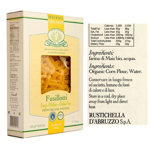 Fusillotti Corn pasta gluten free