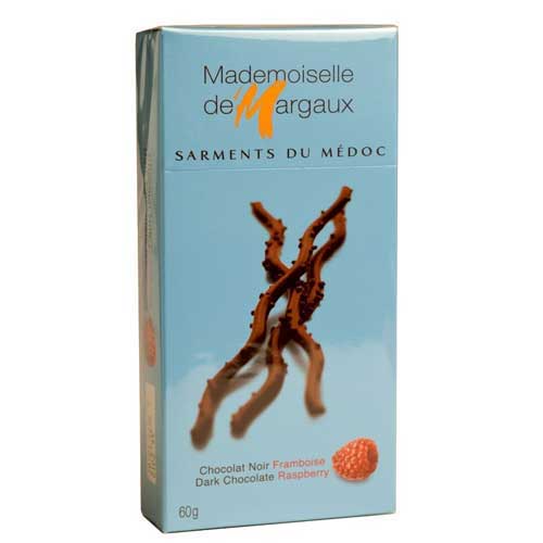 Dark Chocolate Twigs with Raspberry - small - Mademoiselle de Margaux