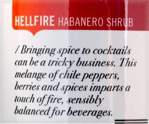 Bittermens Hellfire Habanero Shrub Bitters