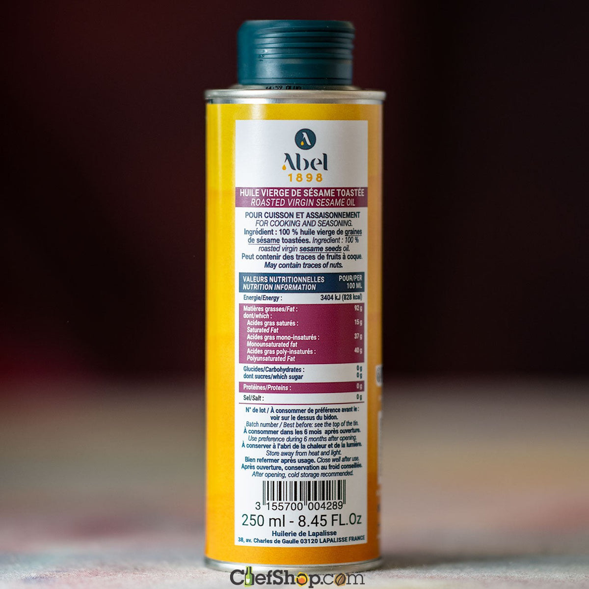Abel 1898 Roasted Virgin Sesame Seed Oil