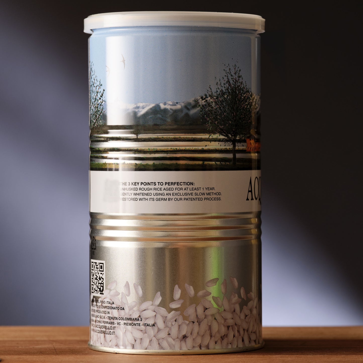 Acquerello il Riso Aged Carnaroli Rice - 1 year aged - 1 Kilo Tin
