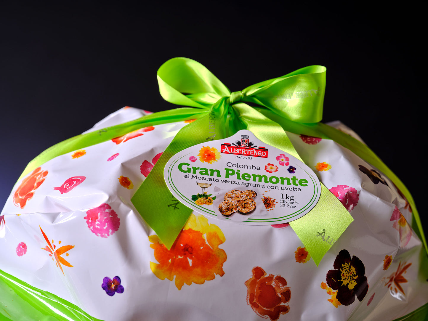 Albertengo Colomba Gran Piemonte al moscato senza agrumi con uvetta