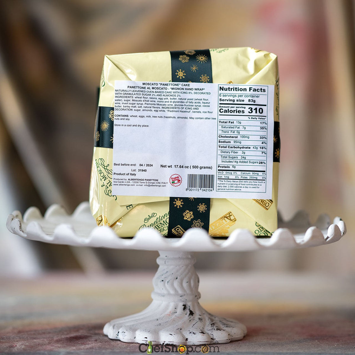 Albertengo Gran Piemonte al Moscato Panettone - half kilo