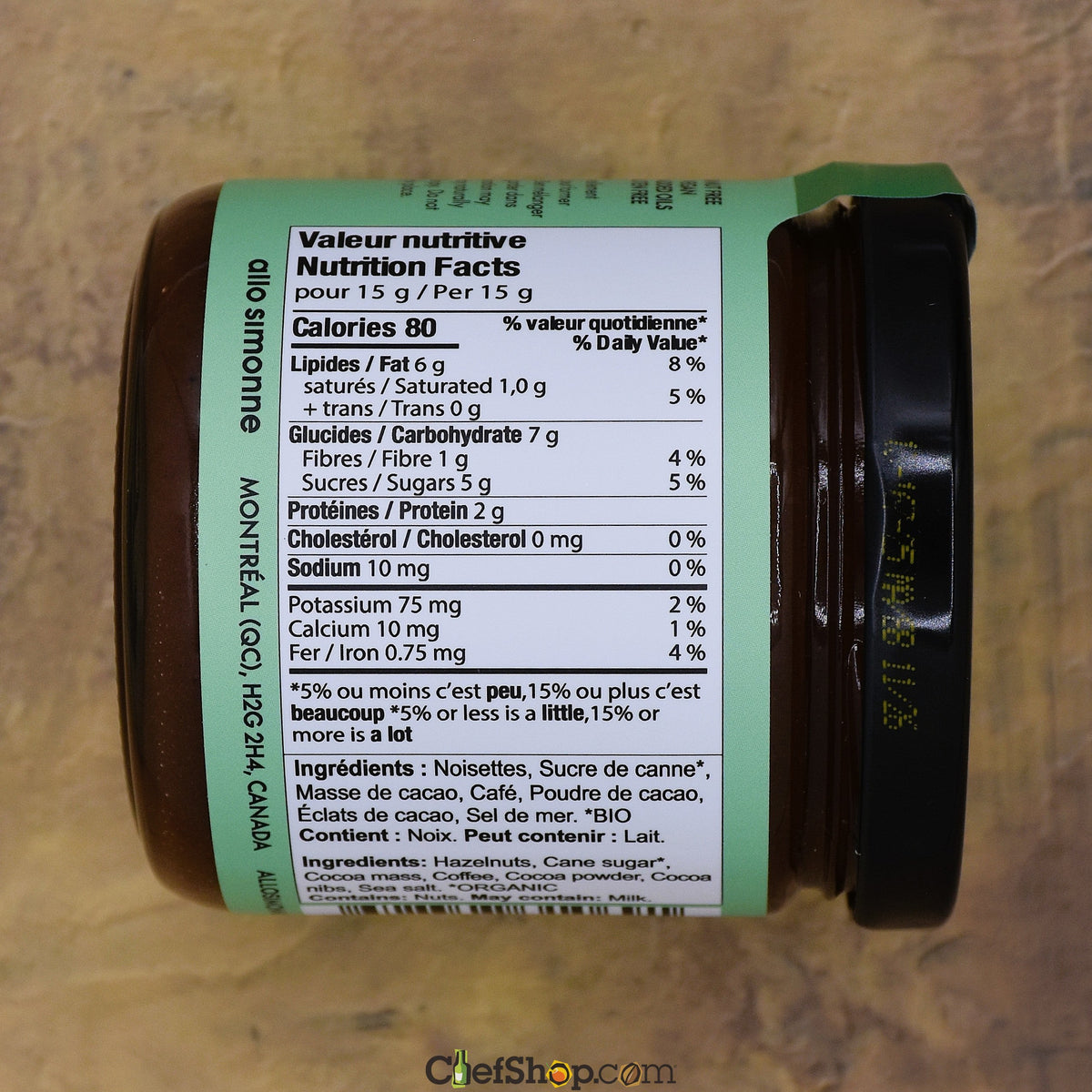 Allo Simonne Café Croquant Crunchy Coffee Spread