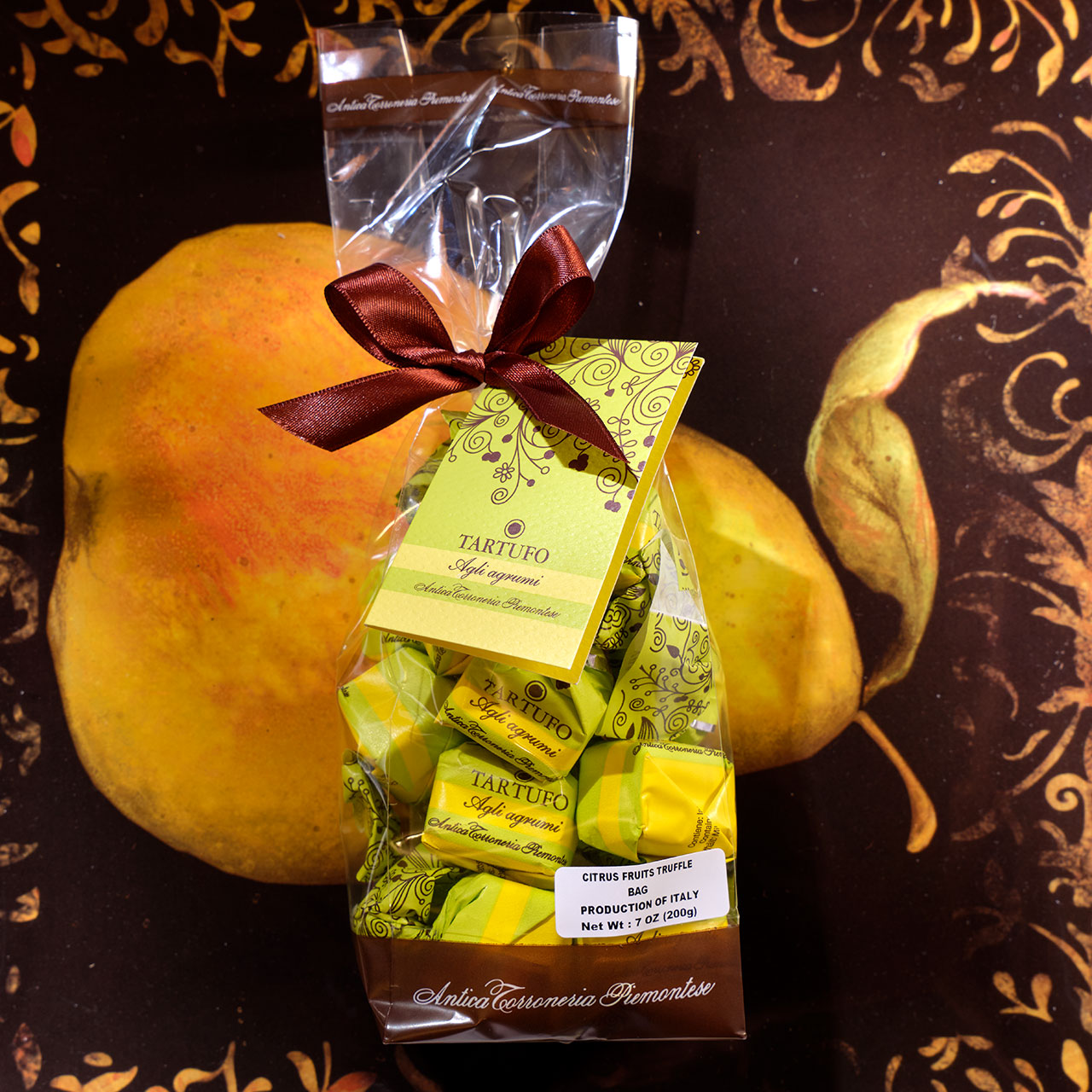 Antica Torroneria Piemontese Tartufo Agli Agrumi - White Chocolate with Citrus