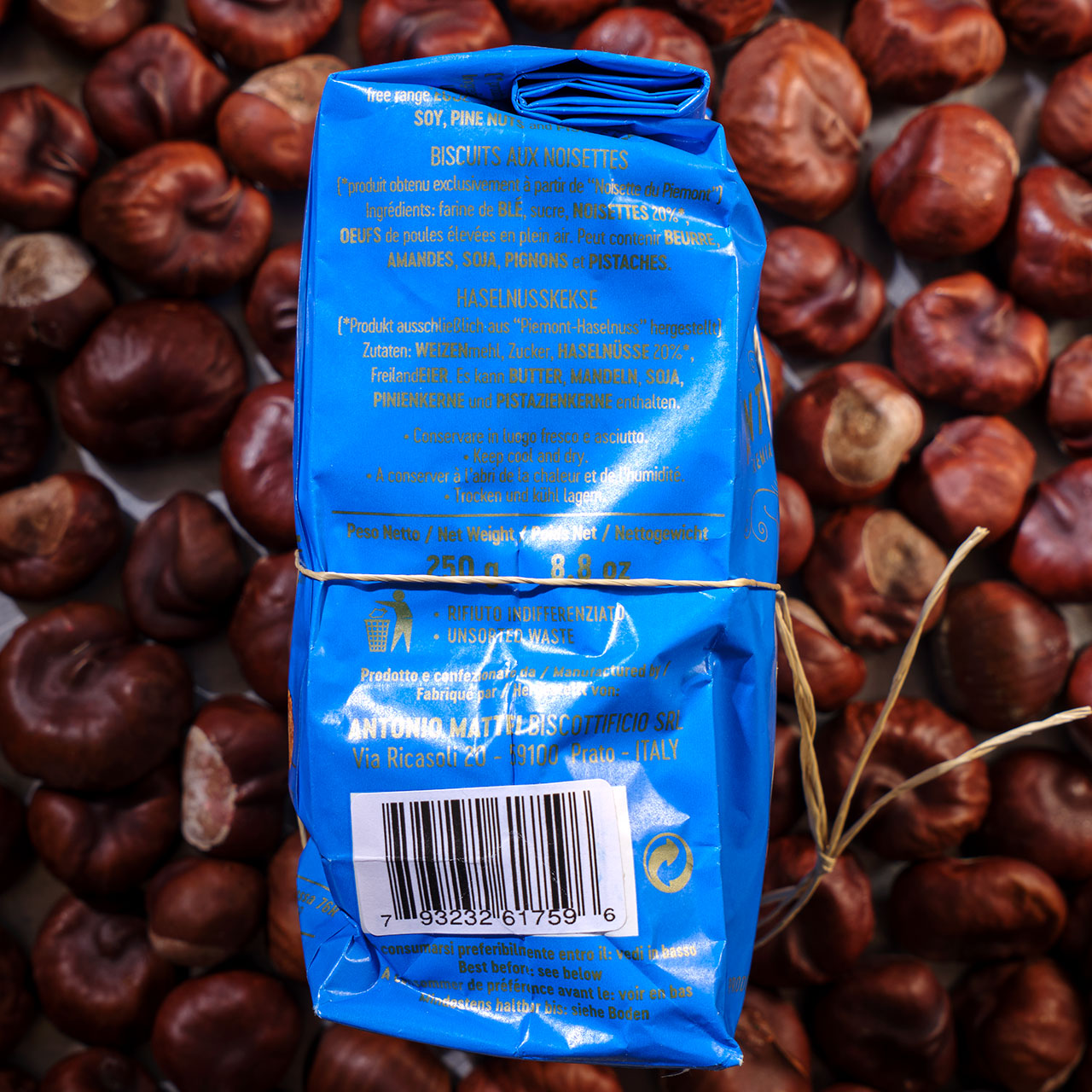 Antonio Mattei Biscotti with Hazelnuts