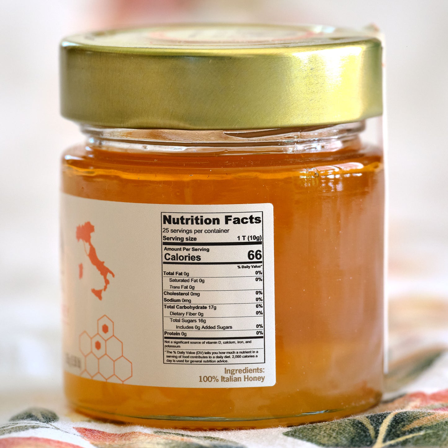 Apicultura Dr Pescia Sulla Honey Nutrition label