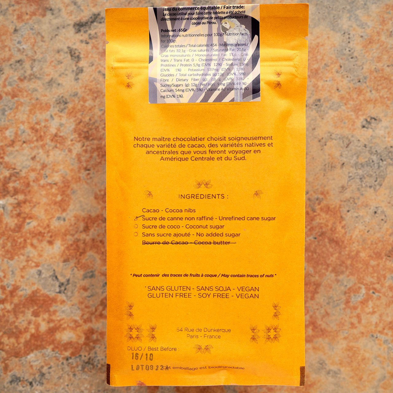 Ara Chocolat Chuncho 88-Percent Peru Dark Bar