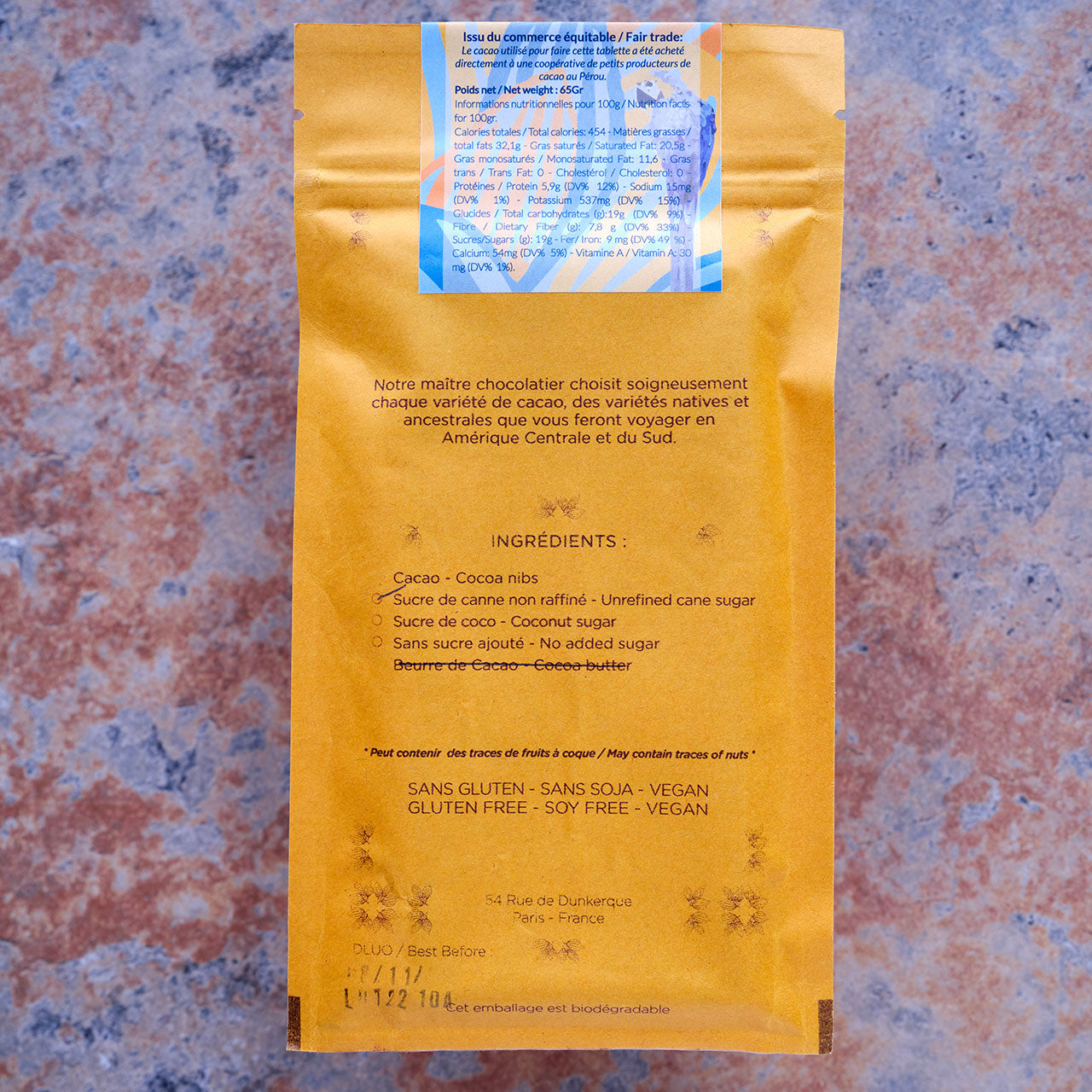 Ara Chocolat Chuncho Delia 81-Percent Peru Dark Bar