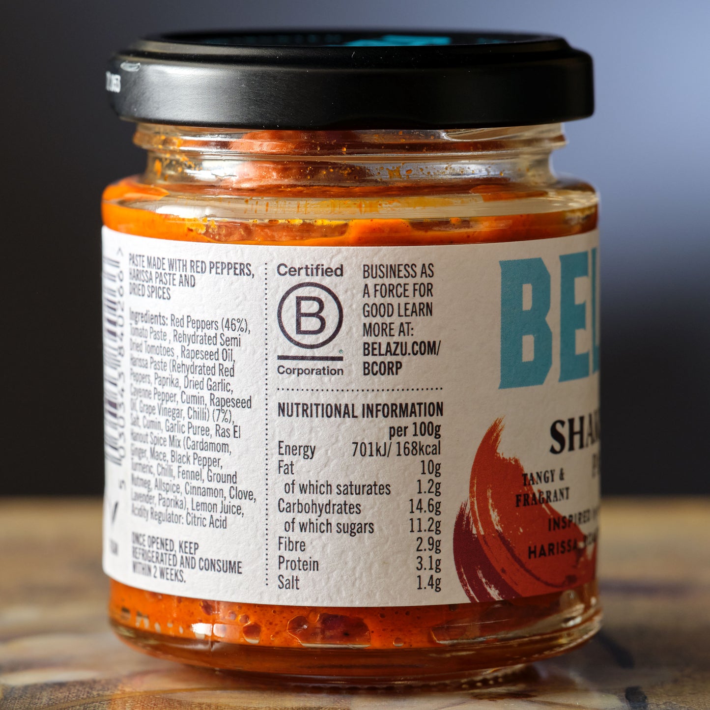 Belazu Shakshuka Paste Nutrition