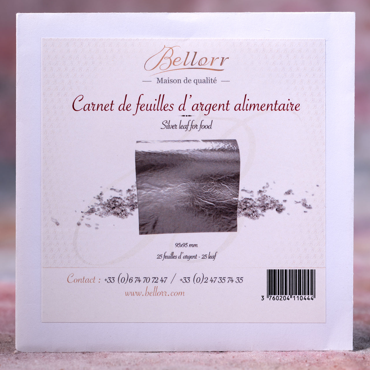 Bellorr Edible Silver Leaf - 25 Sheets