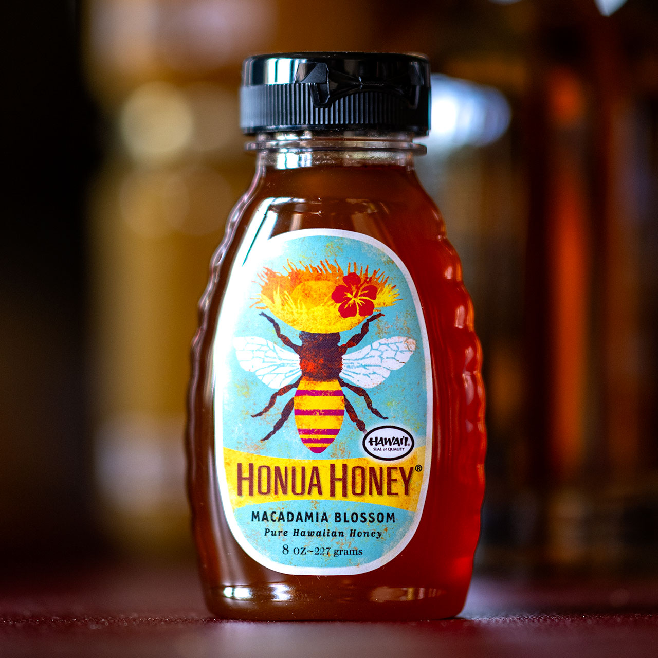 Big Island Bees Honua Macadamia Blossom Honey - Squeeze Bottle