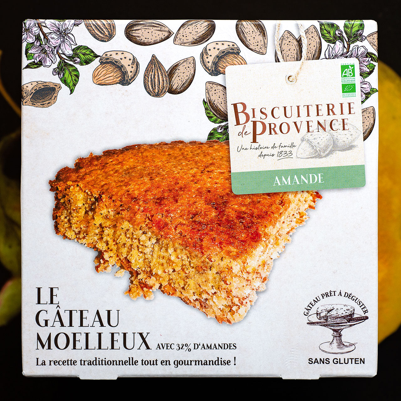Biscuiterie de Provence Organic Almond Cake - Flourless