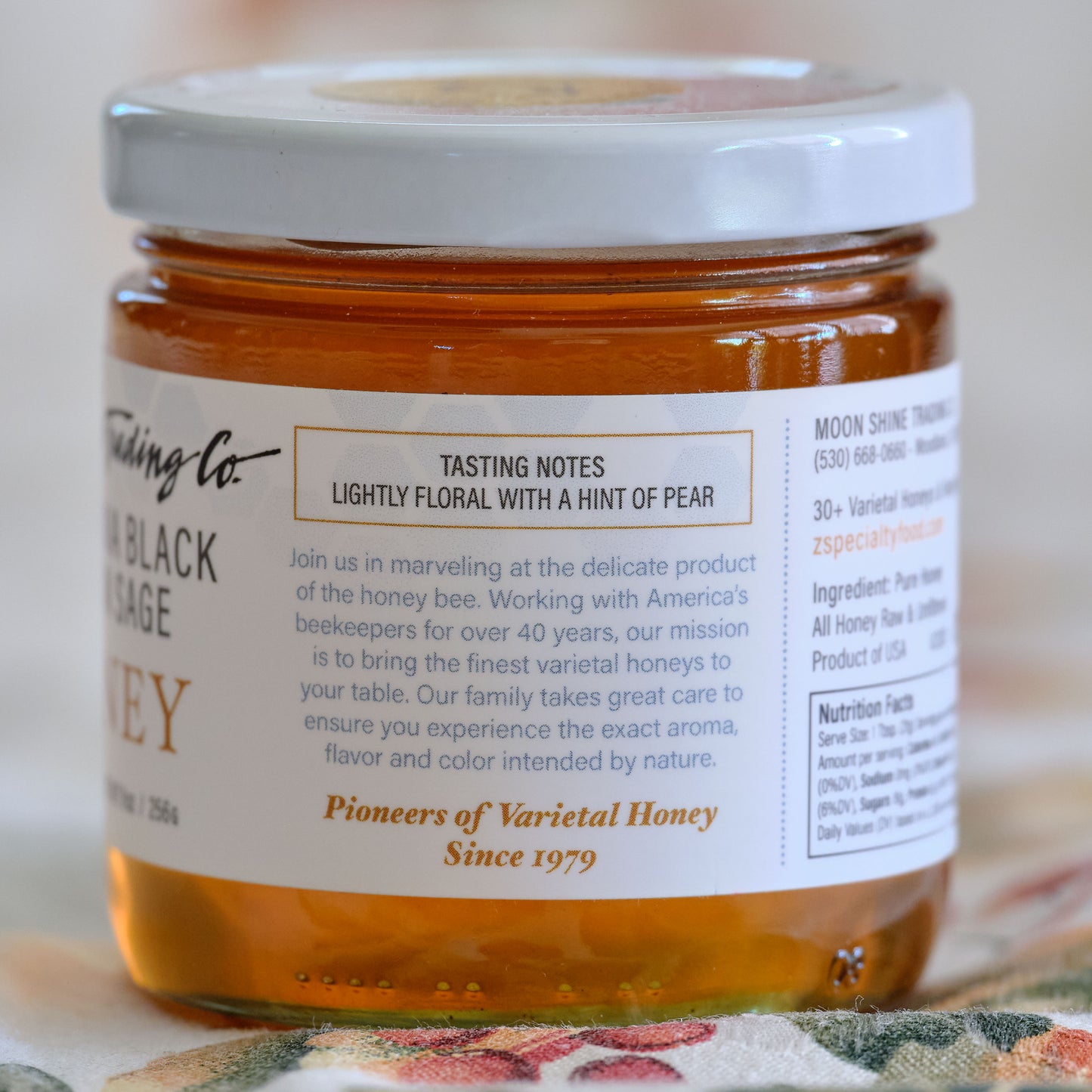 Black Button Sage Honey About