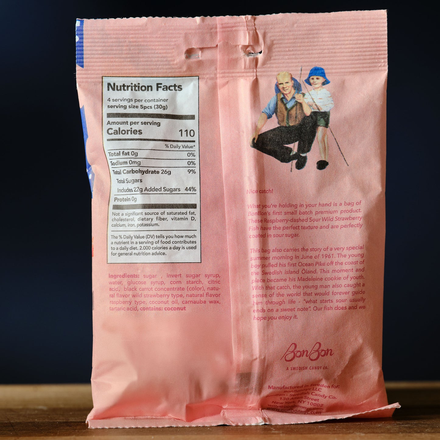 BonBon Sour Wild Strawberry Fish nutrition