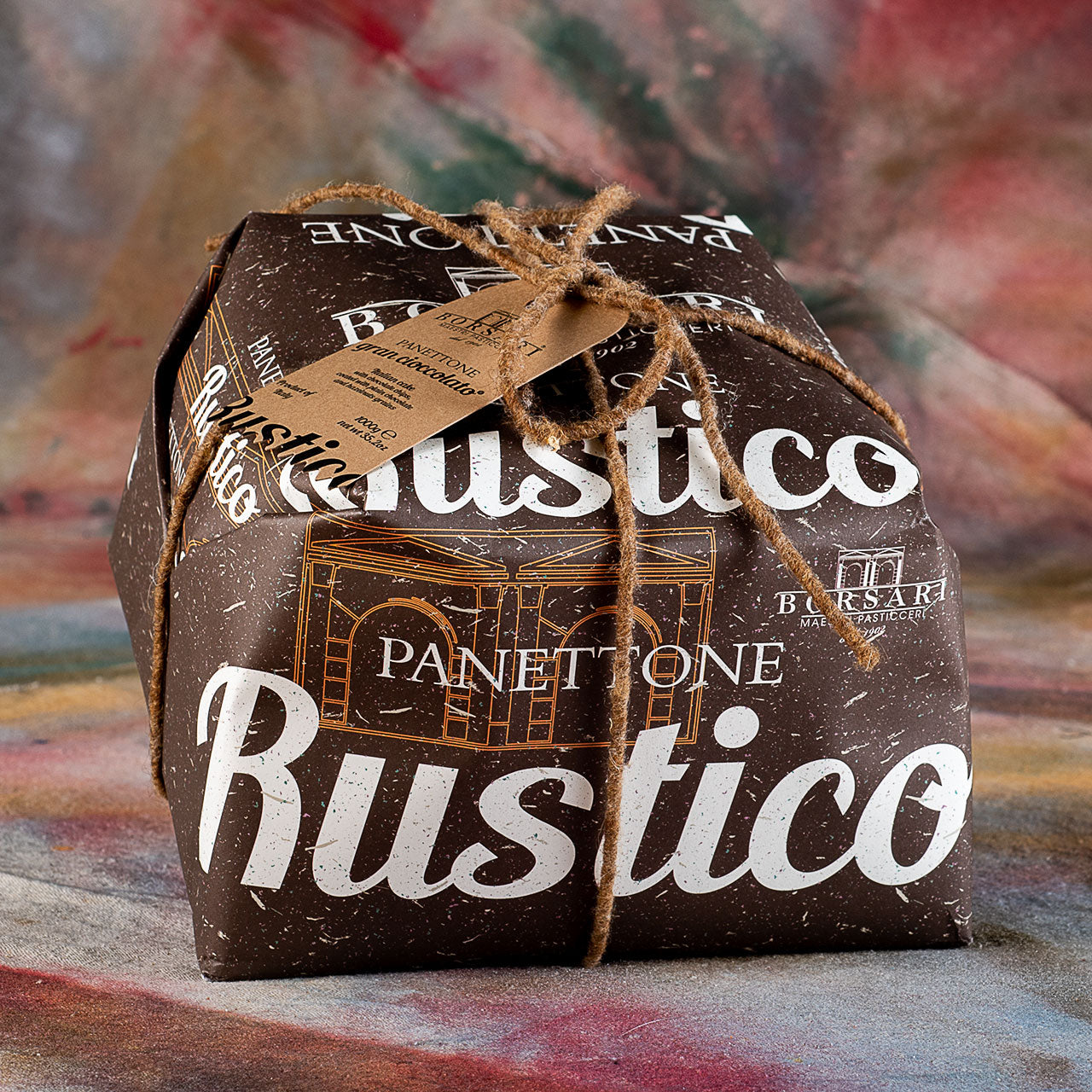 Borsari Gran Chocolate Panettone w. Icing