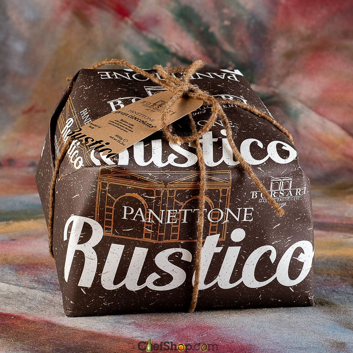 Borsari Gran Chocolate Panettone w. Icing
