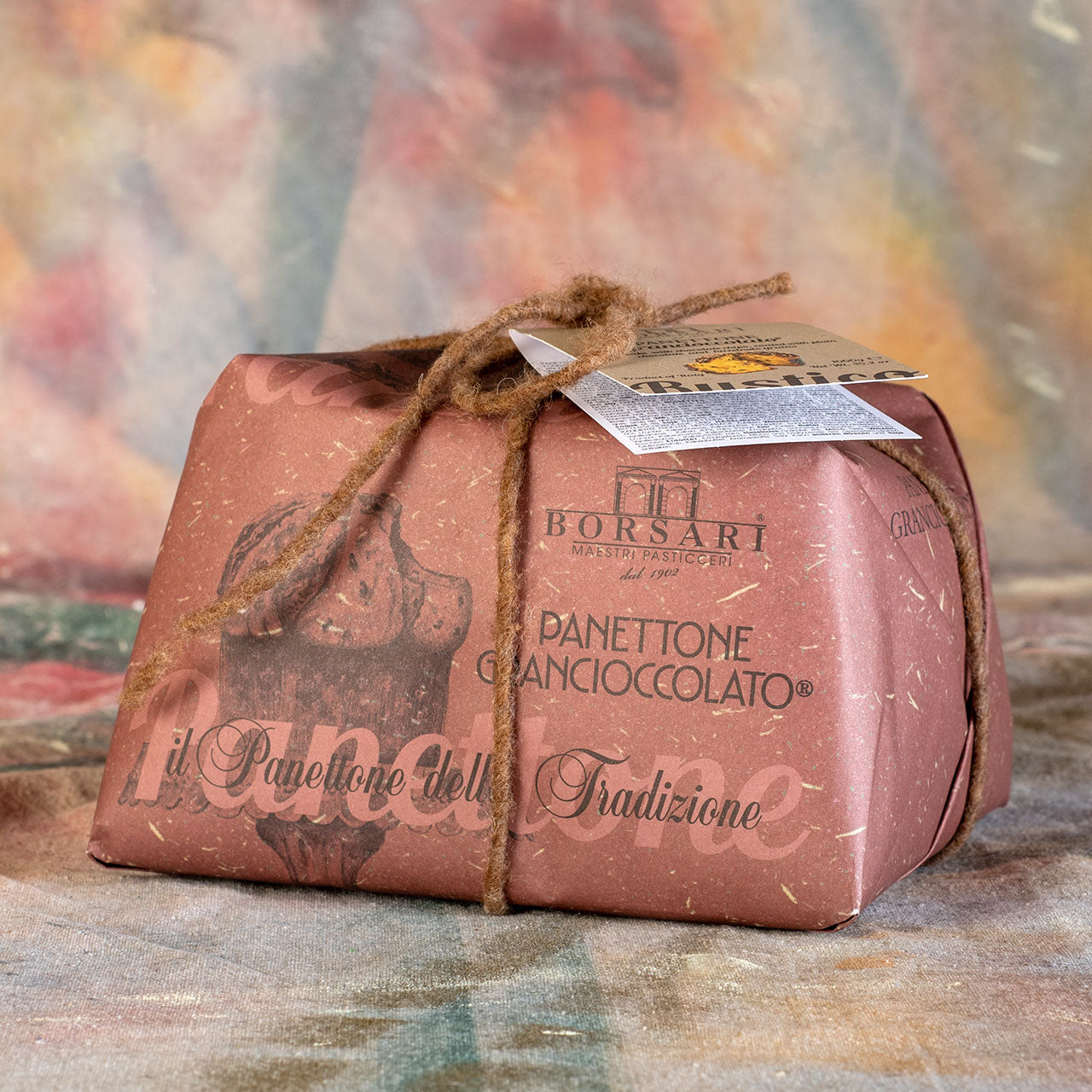 Borsari Gran Chocolate Panettone w. Icing