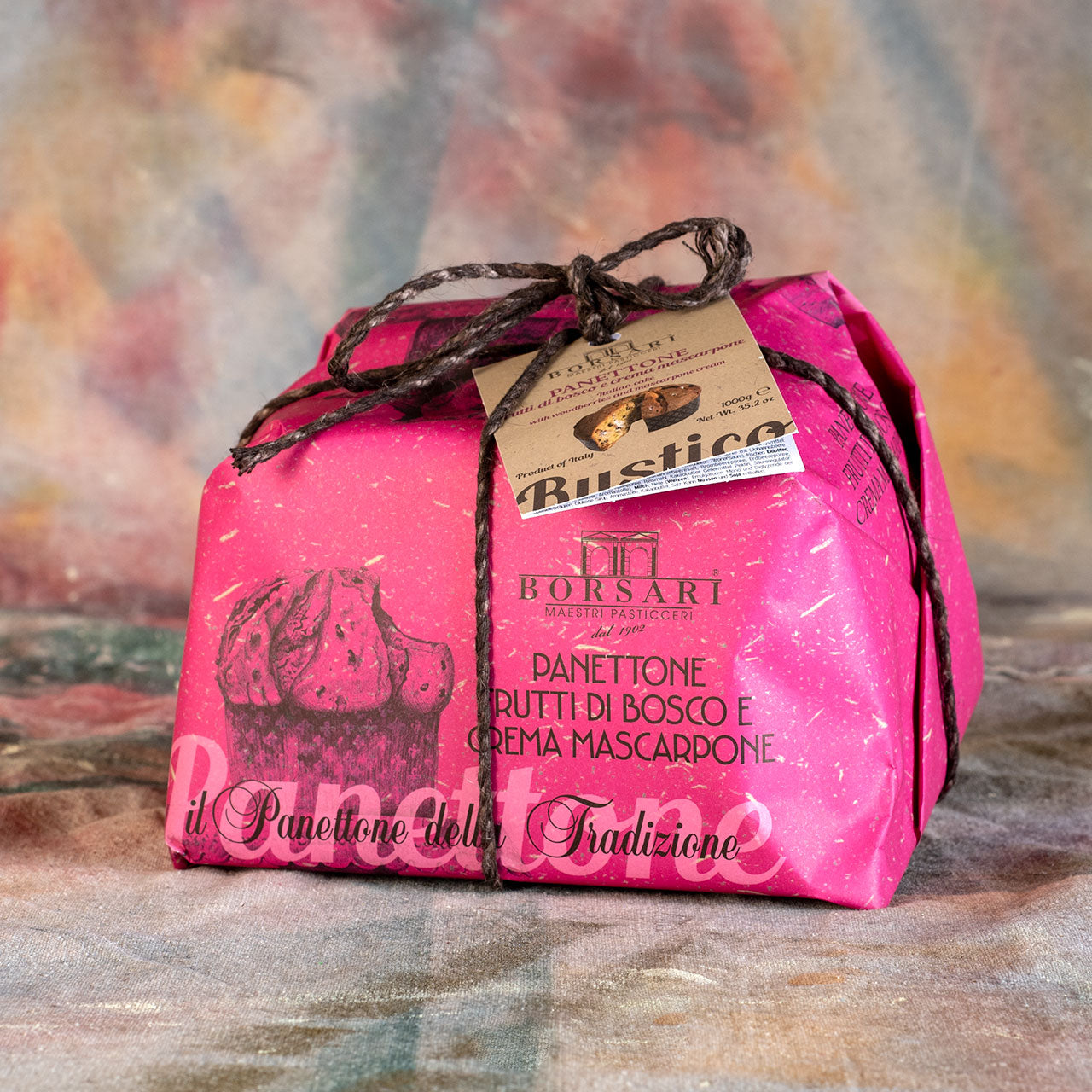 Borsari Panettone with Mascarpone Cream and Red Fruits