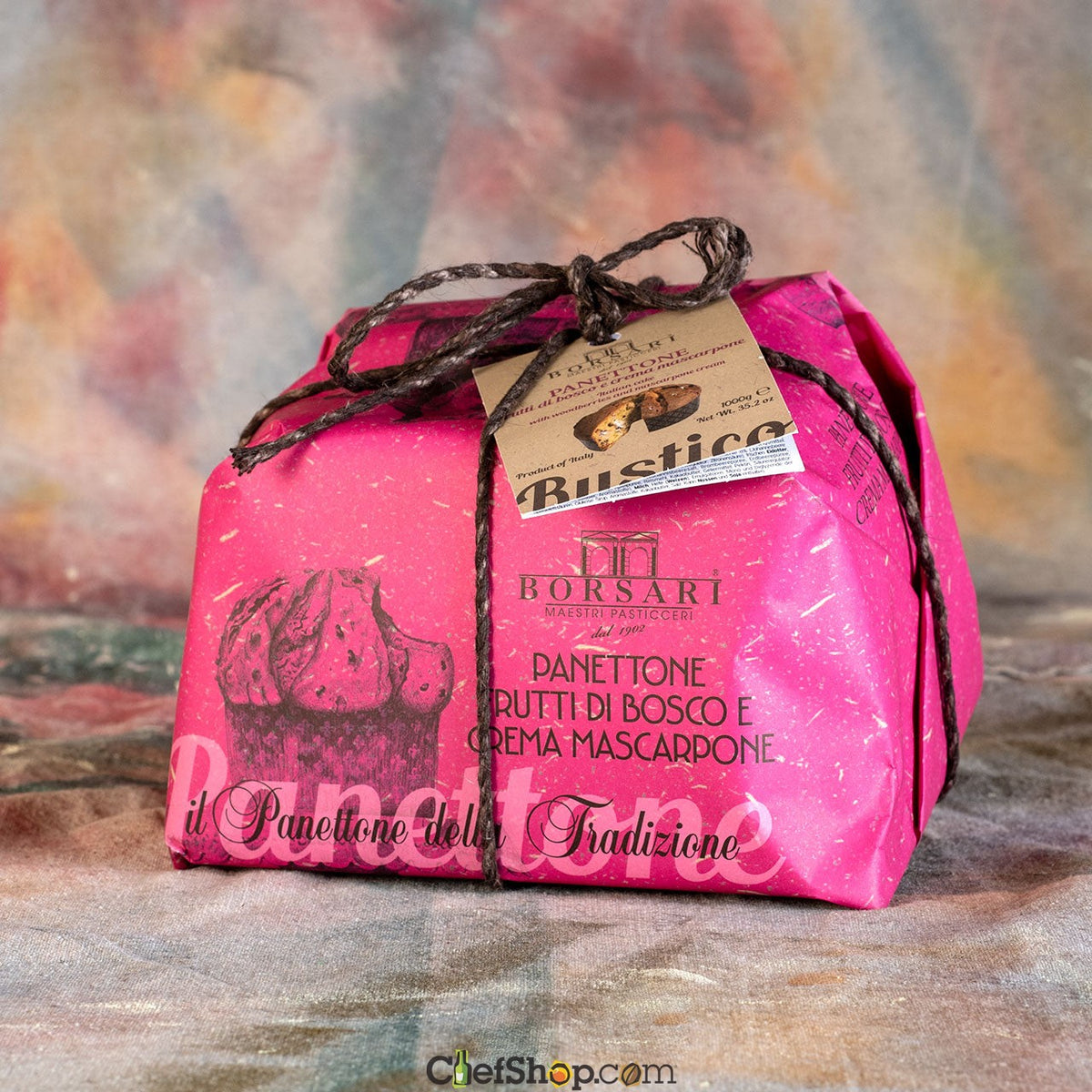 Borsari Panettone with Mascarpone Cream and Red Fruits
