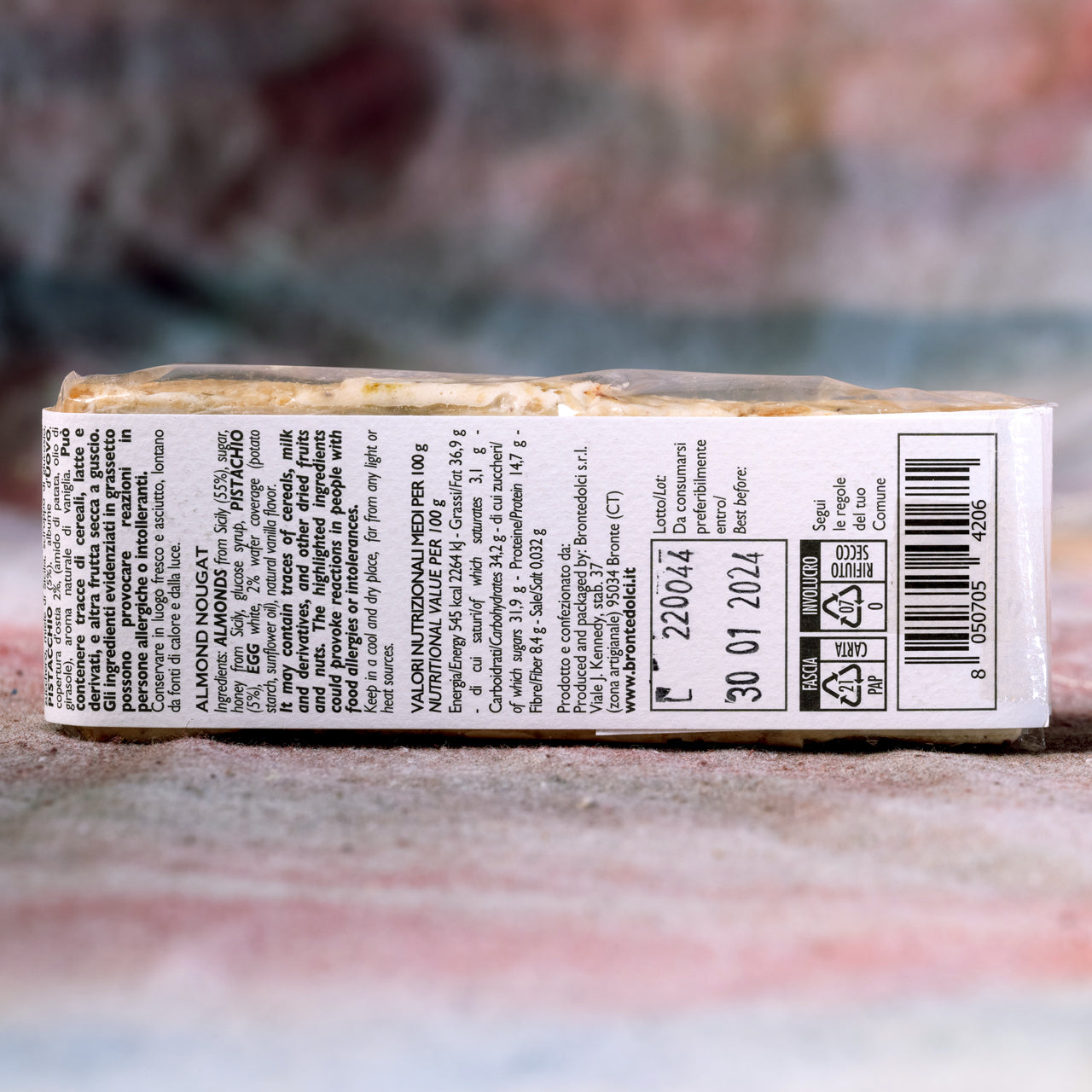 Brontedolci Almond Torrone