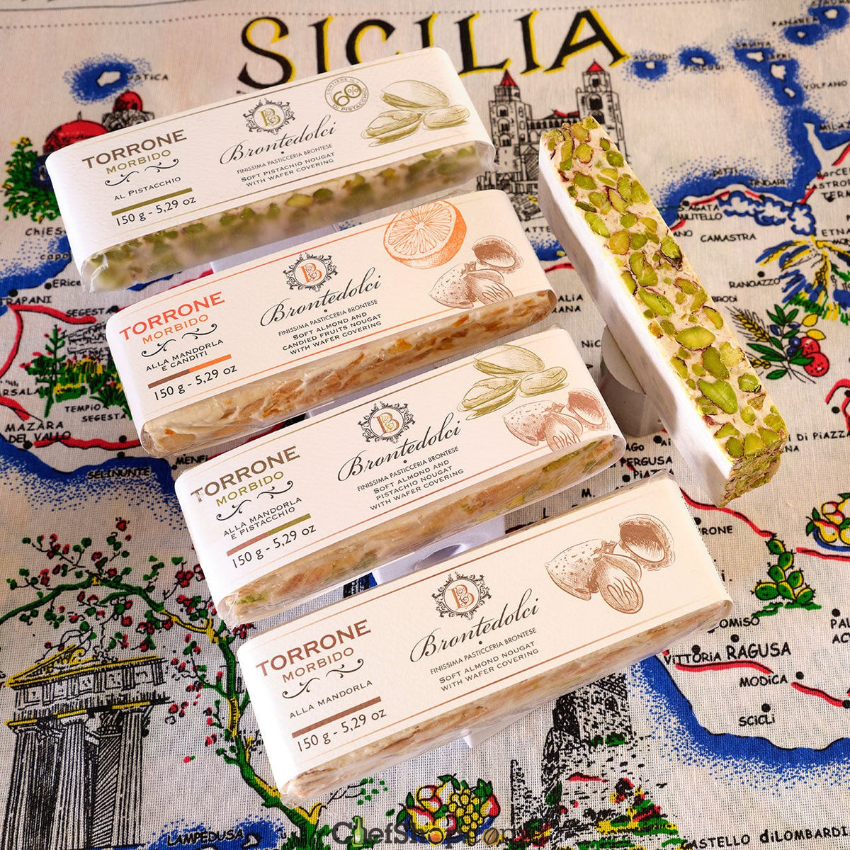 Brontedolci Torrone Morbido al Pistacchio - Soft Pistachio Nougat