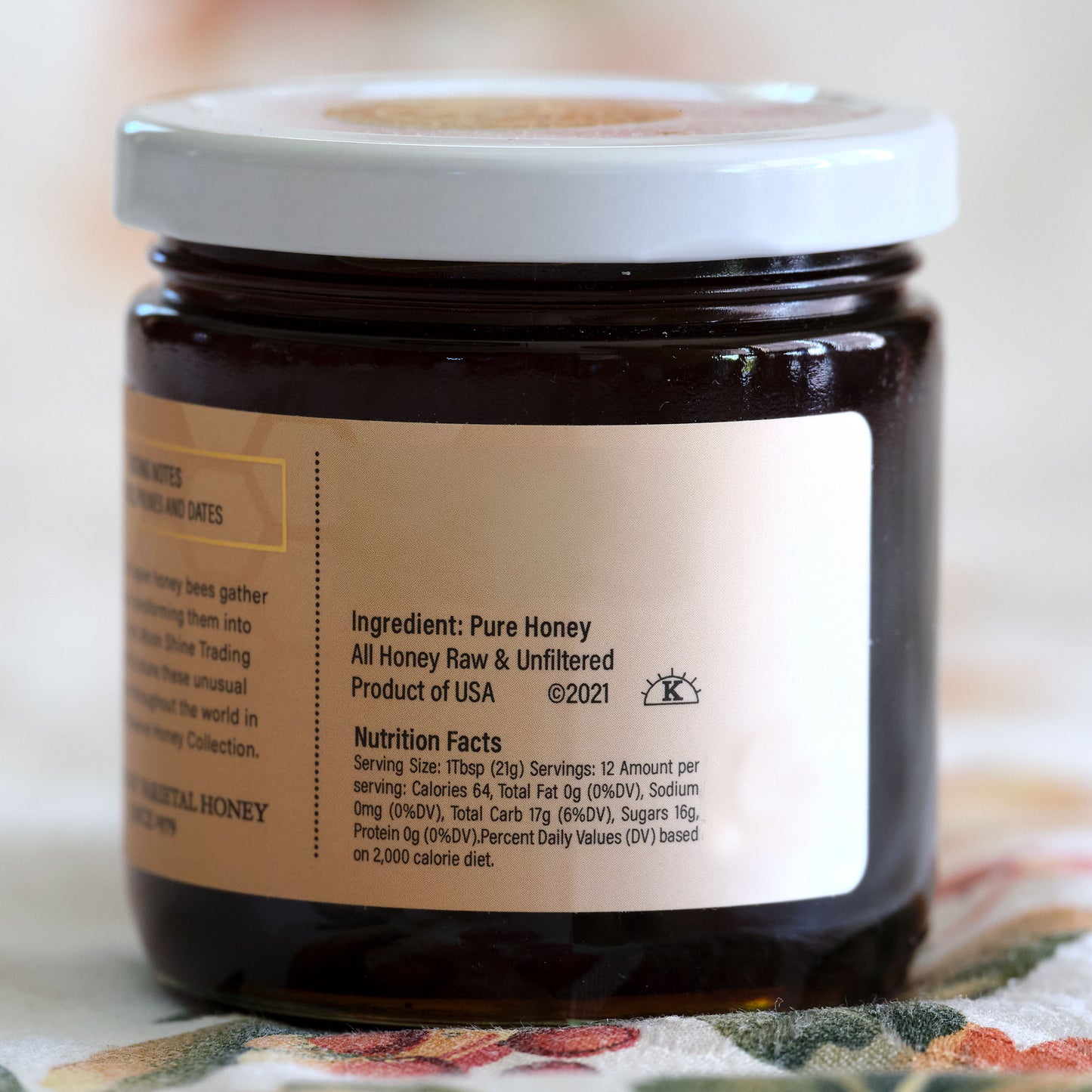 California Avocado Blossom Raw Honey - Golden Reserve Ingredient