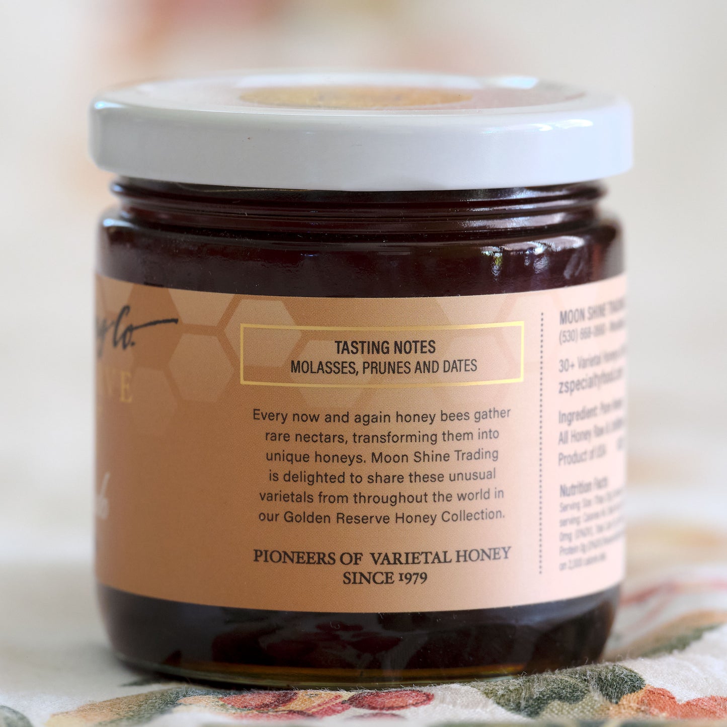 California Avocado Blossom Raw Honey - Golden Reserve Tasting Notes