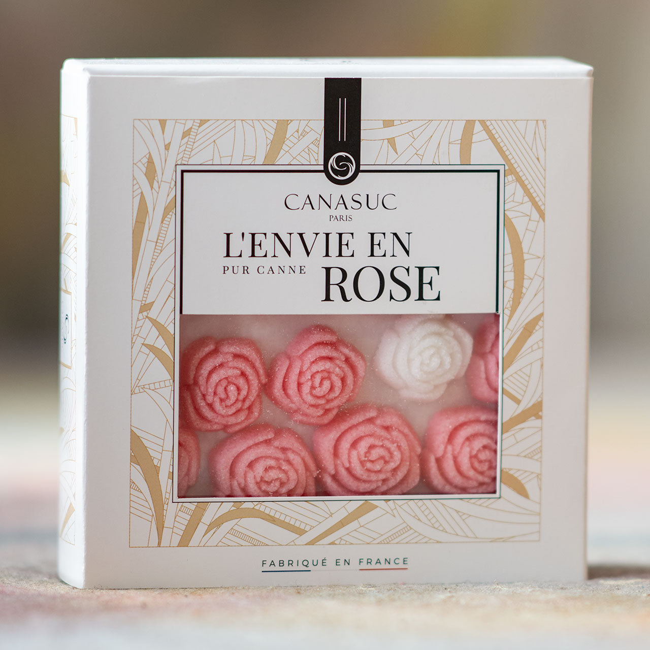 Canasuc Pink Rose-Shaped Sugar Cubes