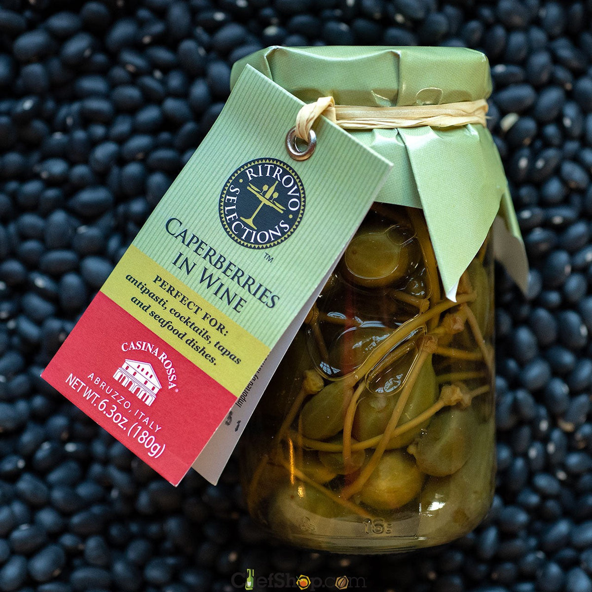 Caperberries in Prosecco
