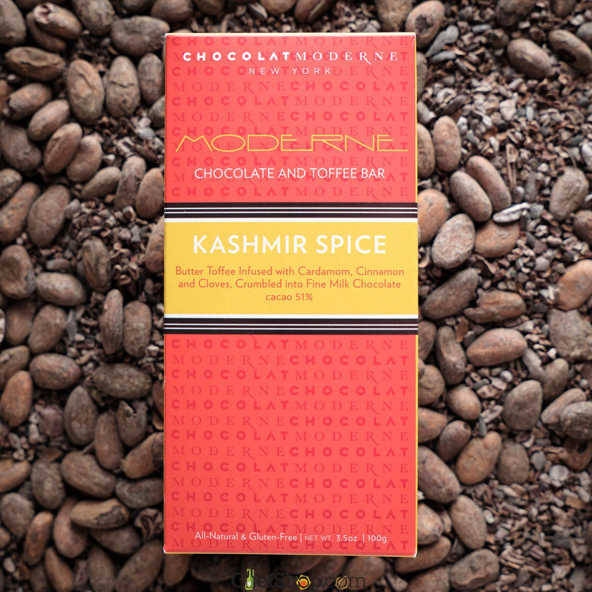 Chocolat Moderne Kashmir Spice 51-Percent Milk Toffee Bar