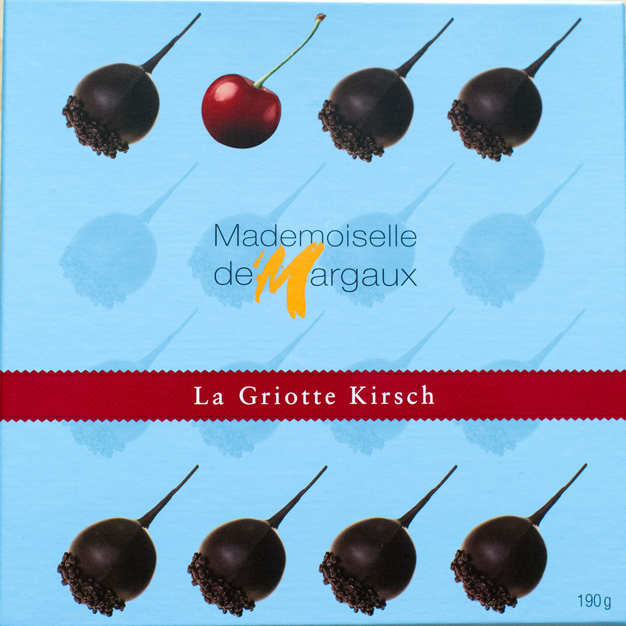Chocolate Covered Cherries with Kirsch - Mdm' de Margaux - 16 piece box