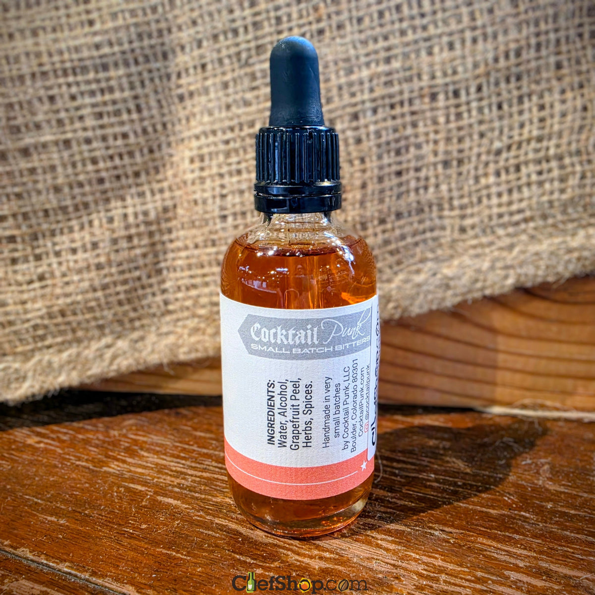 Cocktail Punk Morning Grapefruit Bitters Ingredients