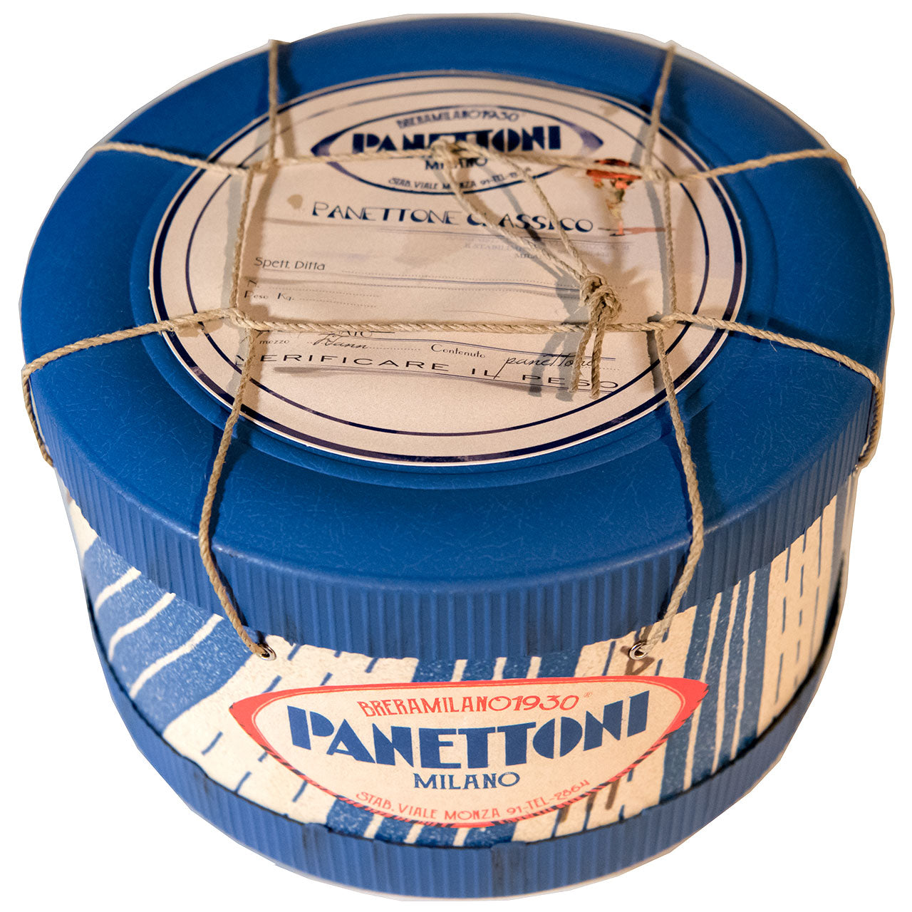 Breramilano Traditional Panettone in Holiday Hat Box