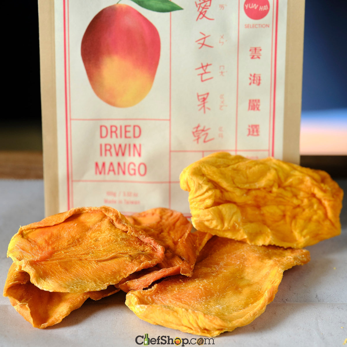Dried Irwin Mango from Taiwan open package