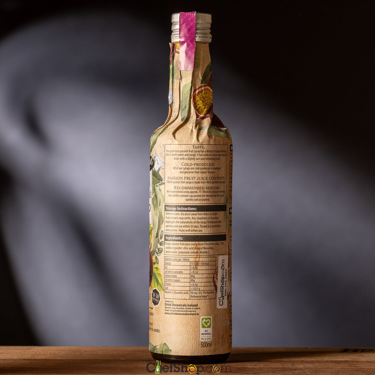 Drink Botanicals Premium Passion Fruit Syrup - 500 ml