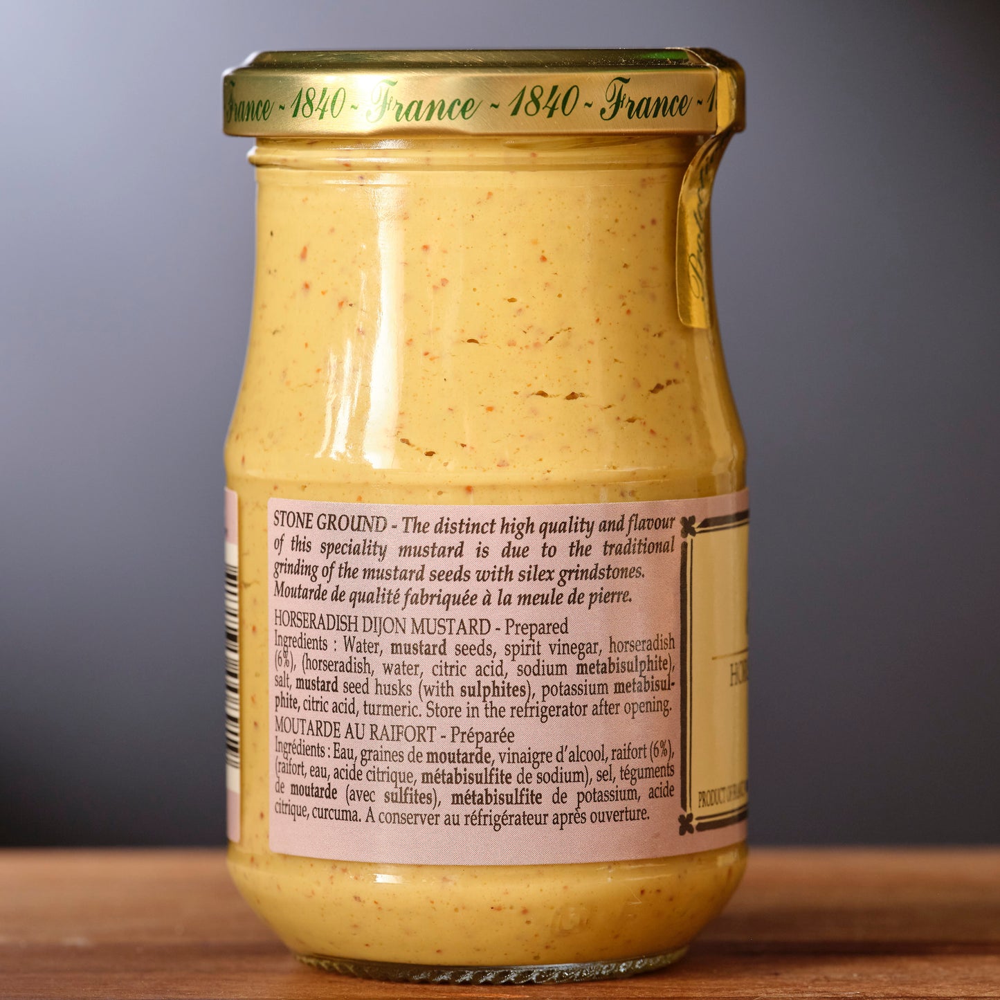 Edmond Fallot Horseradish Dijon Mustard - ingredients