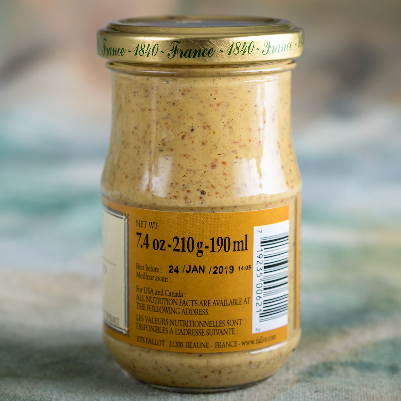 Fallot Walnut Dijon Mustard - small jar